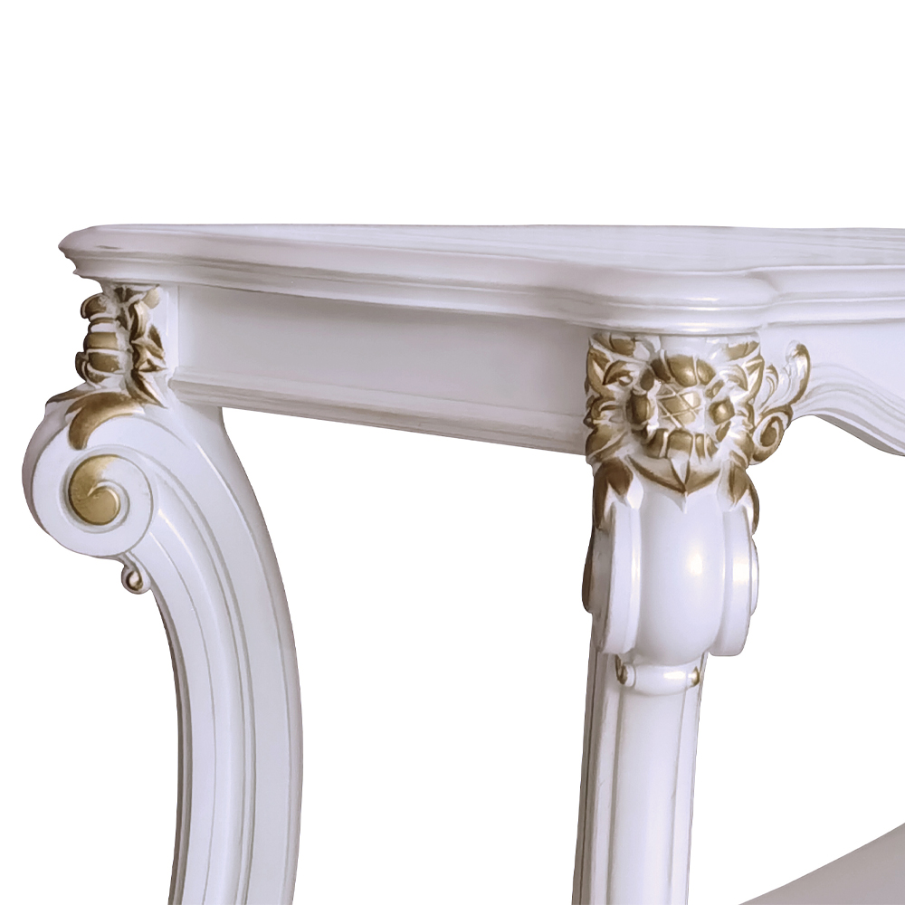 ACME Vendome Sofa Table - Antique Pearl