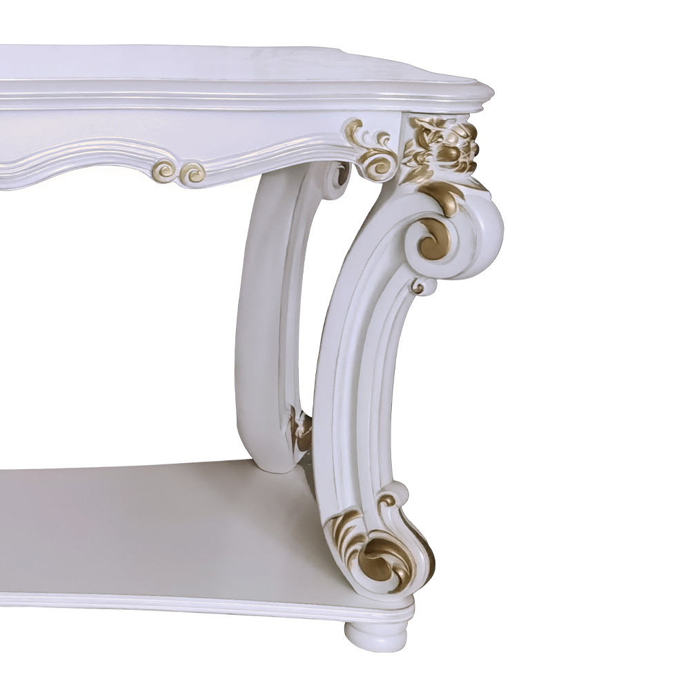 ACME Vendome Sofa Table - Antique Pearl