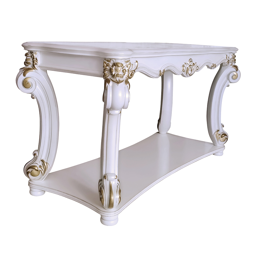 ACME Vendome Sofa Table - Antique Pearl