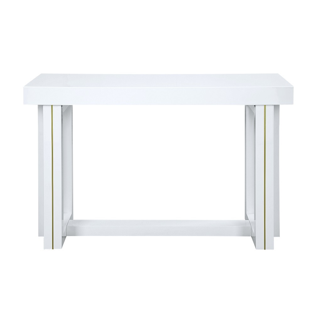 ACME - Paxley Sofa Table in White High Gloss