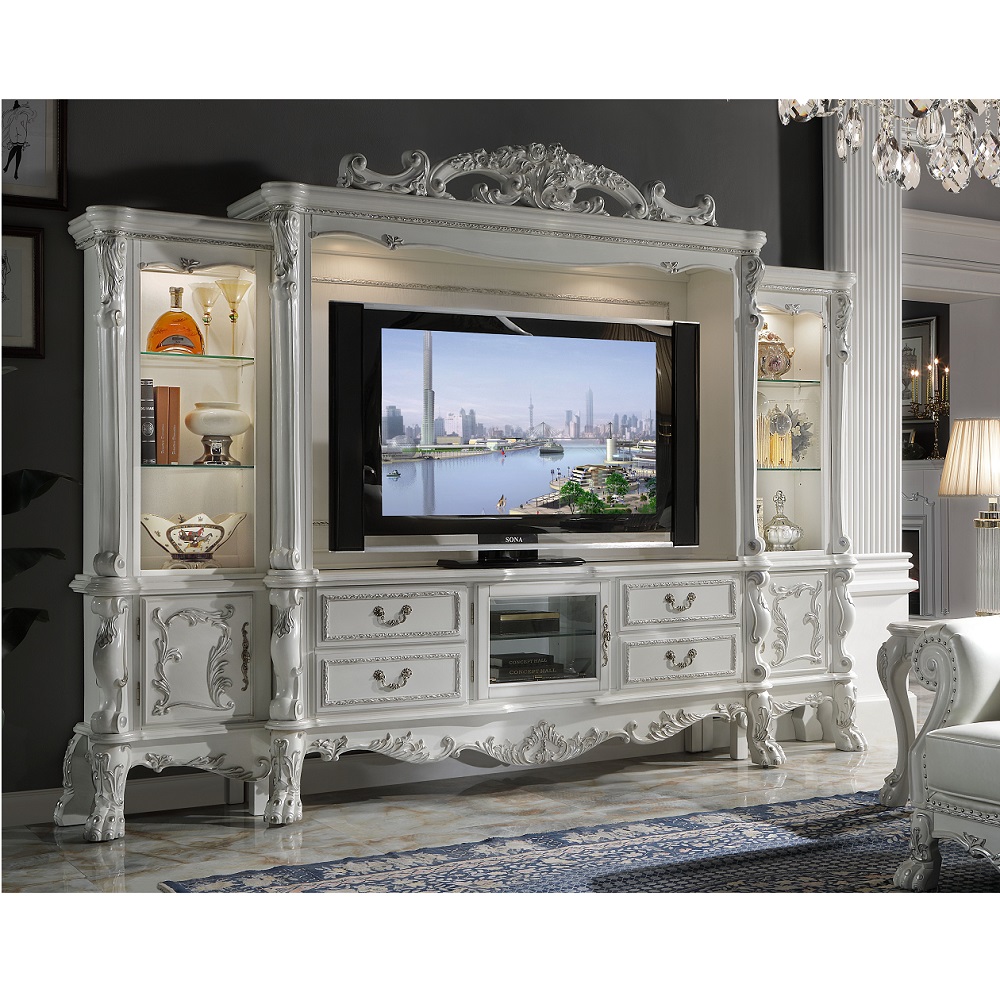 ACME Dresden TV Stand - Bone White