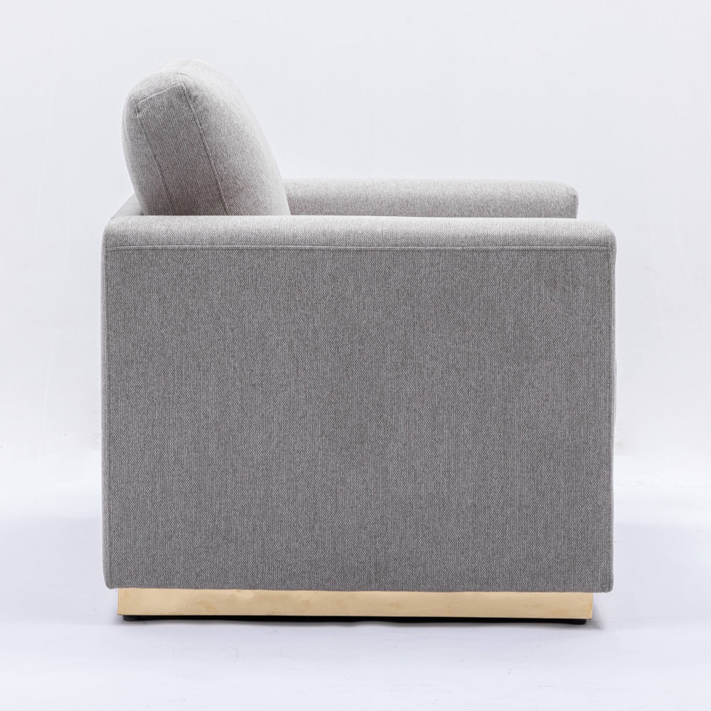 ACME - Valin Loveseat in Gray Linen