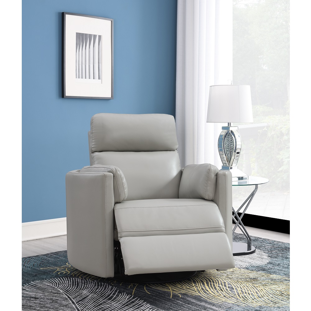 ACME™ Sagen Recliner with Swivel & Glider - Gray