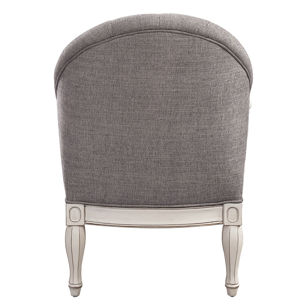 ACME - Florian Chair in Gray Antique White