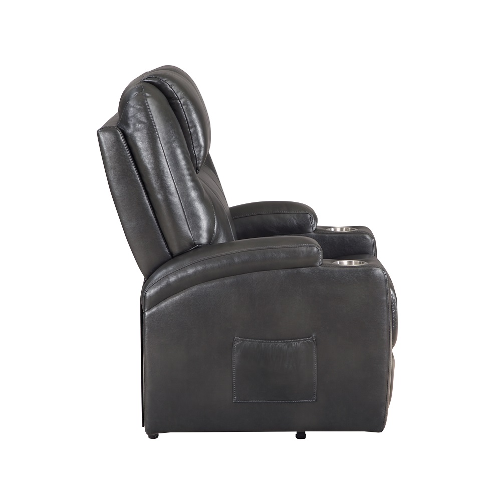 ACME™ Recliner with Power Lift & Massage - Gunmetal