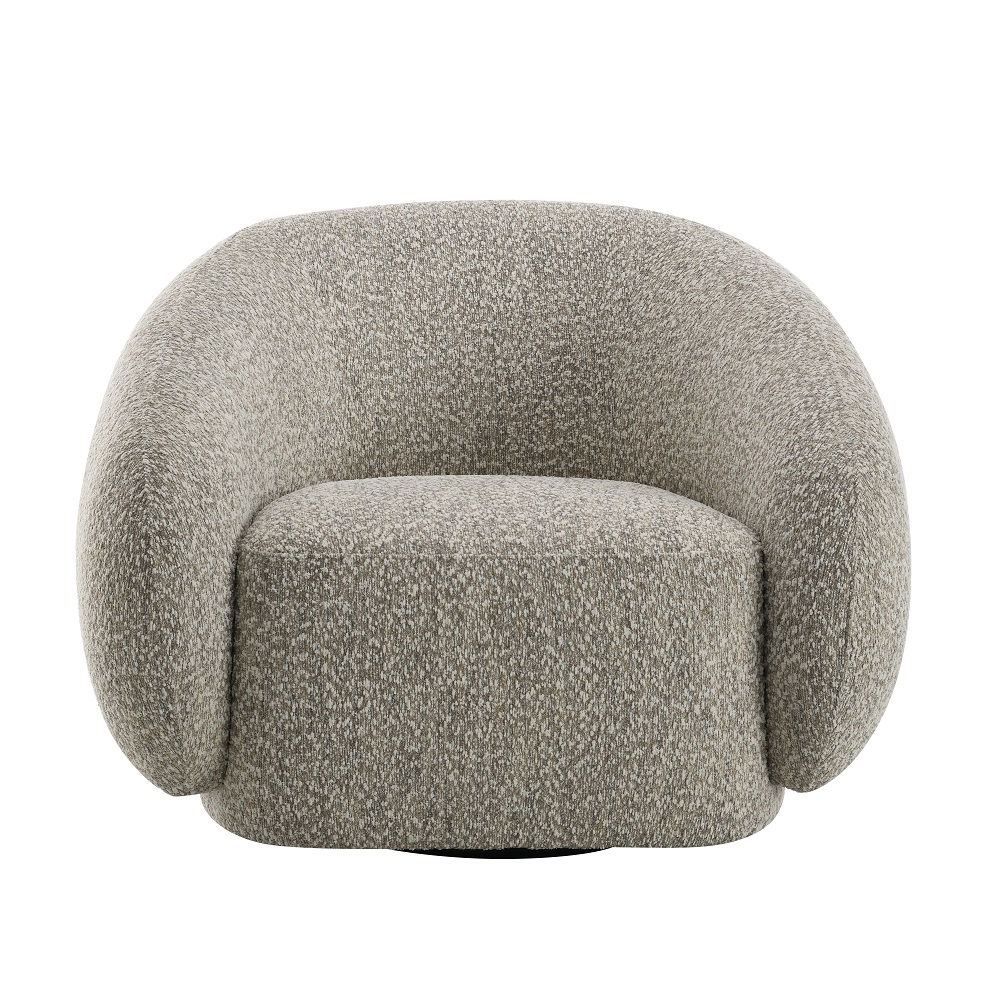 ACME Isabel Chair with Swivel - Brown Boucle