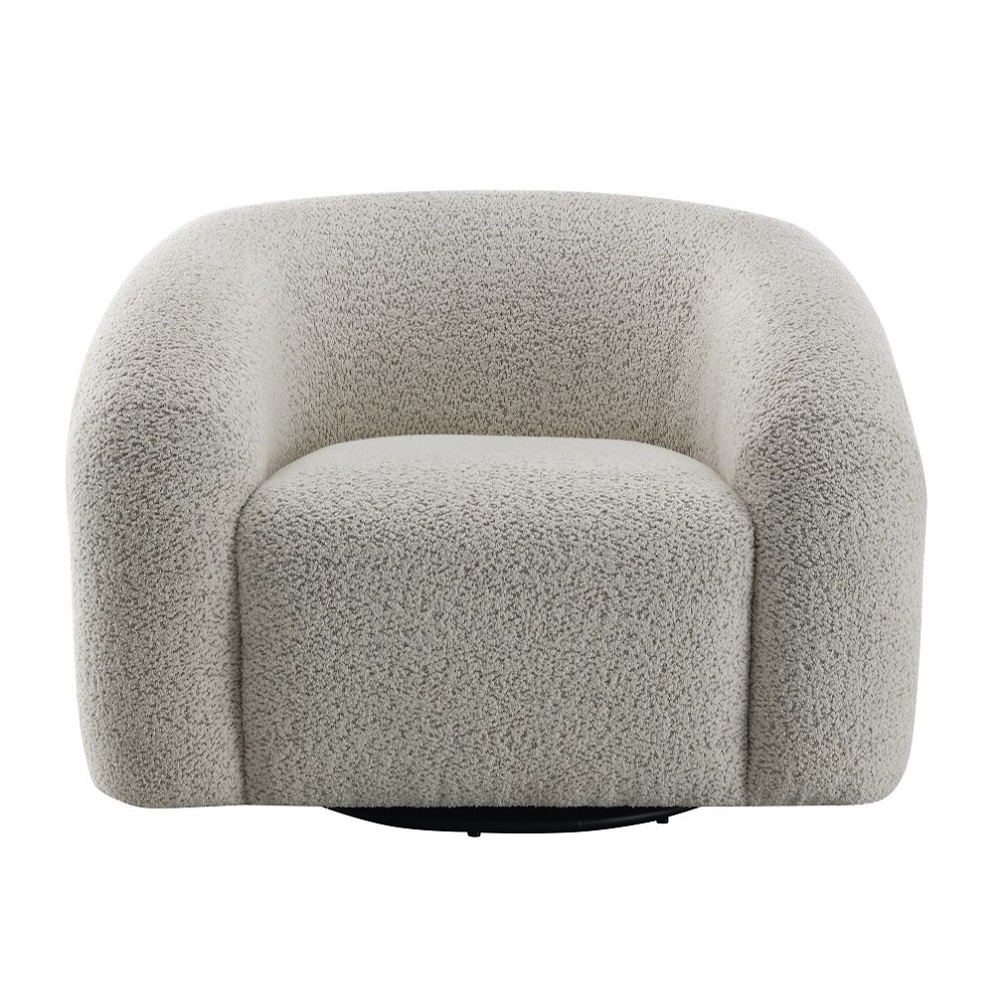 ACME™ Irma Chair with Swivel - Gray Boucle