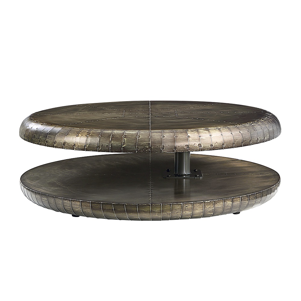 ACME - Brancaster Coffee Table in Bronze Aluminum