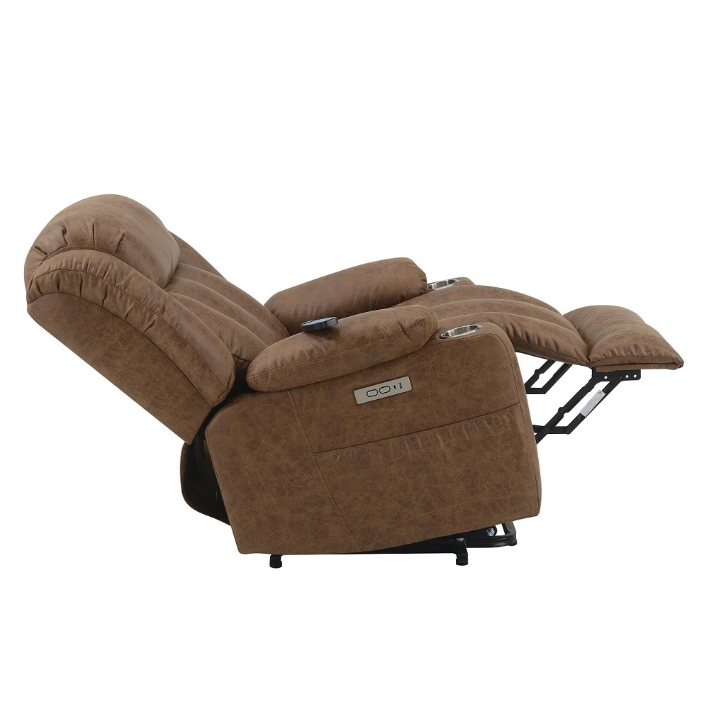 ACME™ Omarion Power Recliner with Lift & Heating & Massage - Brown