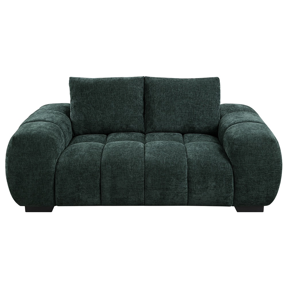 ACME - Ferrand Loveseat in Green Linen