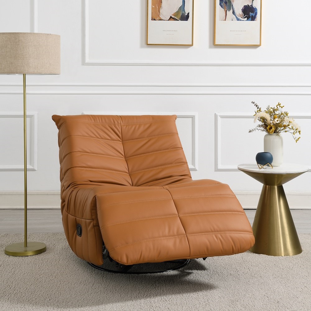 ACME™ Talmon Recliner with Swivel - Orange