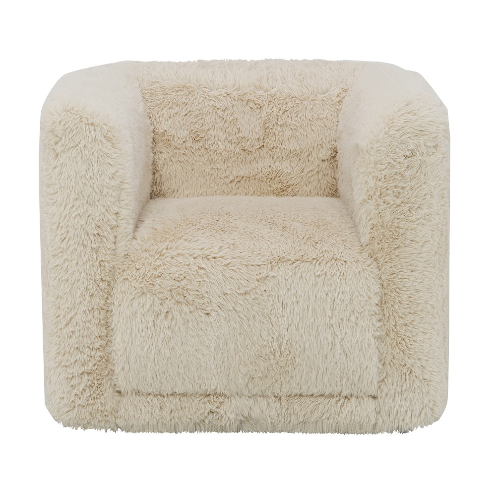 ACME™ Upendo Chair with Swivel - Beige Linen