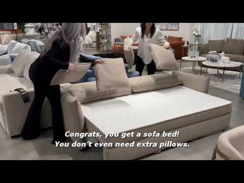 ACME Irina Sofa with Sleeper - Beige