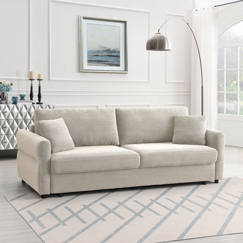 ACME Haran Sofa with Sleeper - Beige