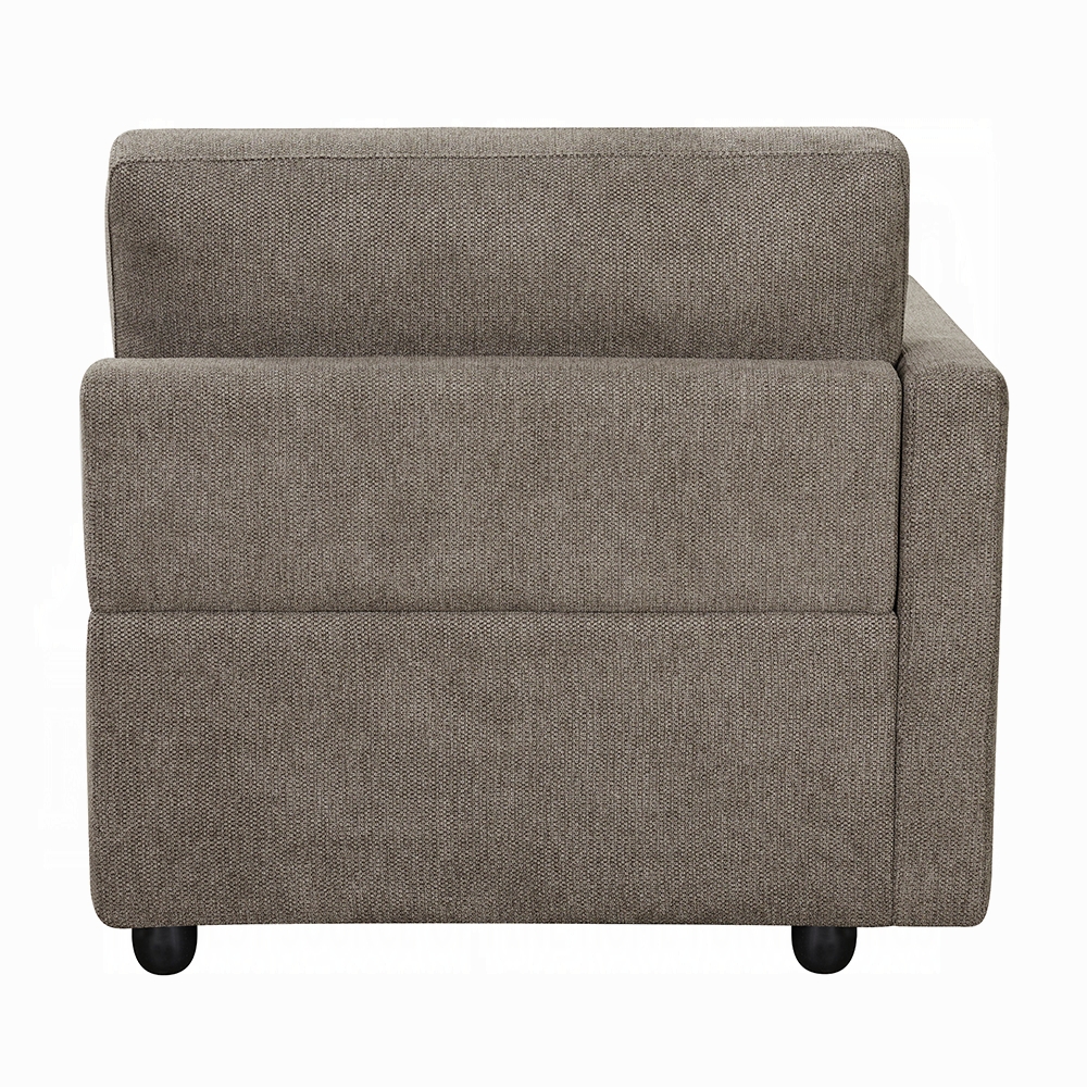 ACME™ Rylie Modular Lf Chair with 3 Pillows - Gray Linen