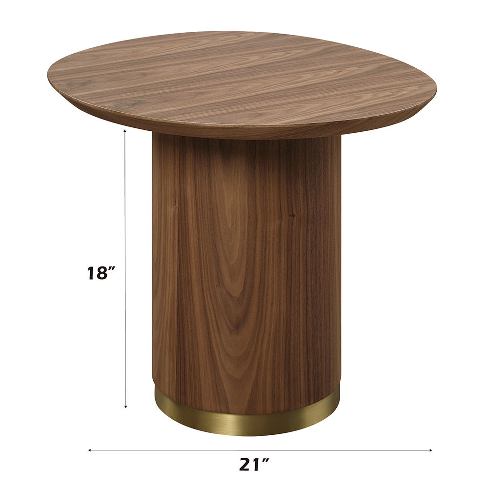 ACME - Willene End Table in Walnut