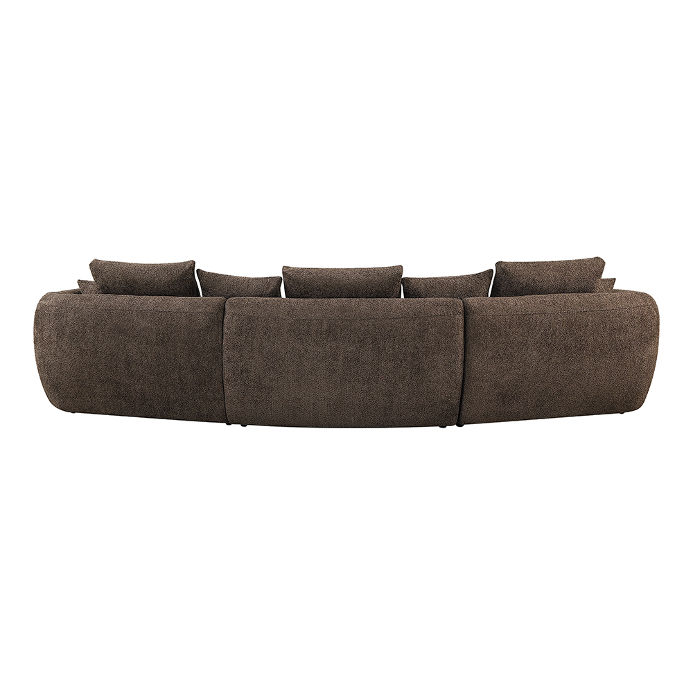 ACME - Bash Sofa with 7 Pillows in Macca Anthology Boucle