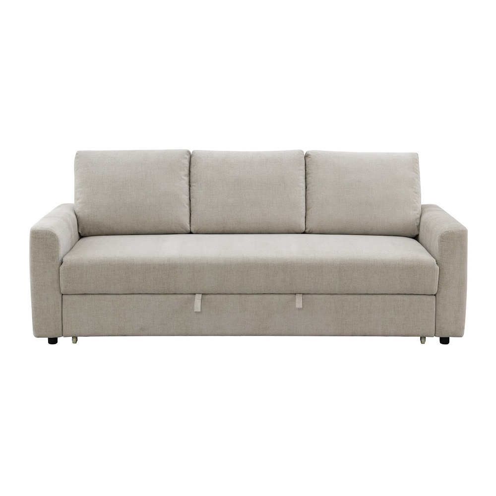 ACME - Leira Sofa with Sleeper in Beige Linen