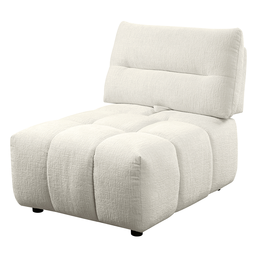 ACME™ Loanna Modular Armless Chair - Beige Linen