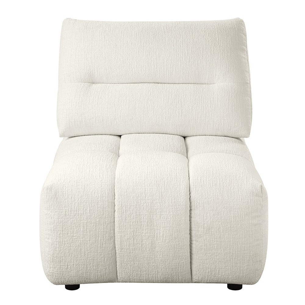 ACME™ Loanna Modular Armless Chair - Beige Linen