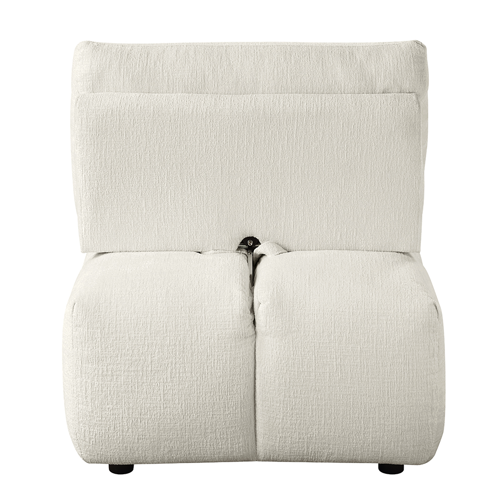 ACME™ Loanna Modular Armless Chair - Beige Linen