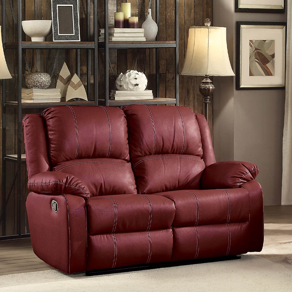 ACME Zuriel Motion Loveseat - Red