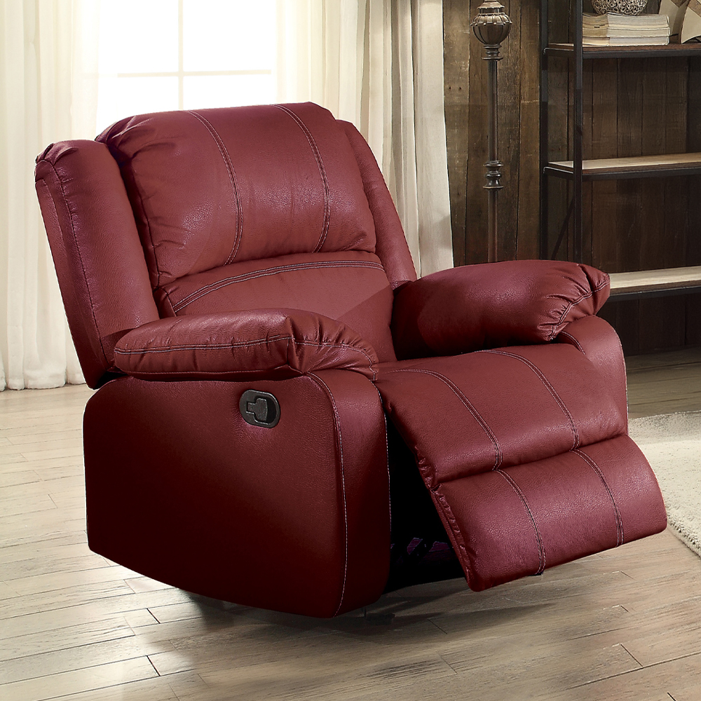 ACME™ Zuriel Motion Rocker Recliner - Red