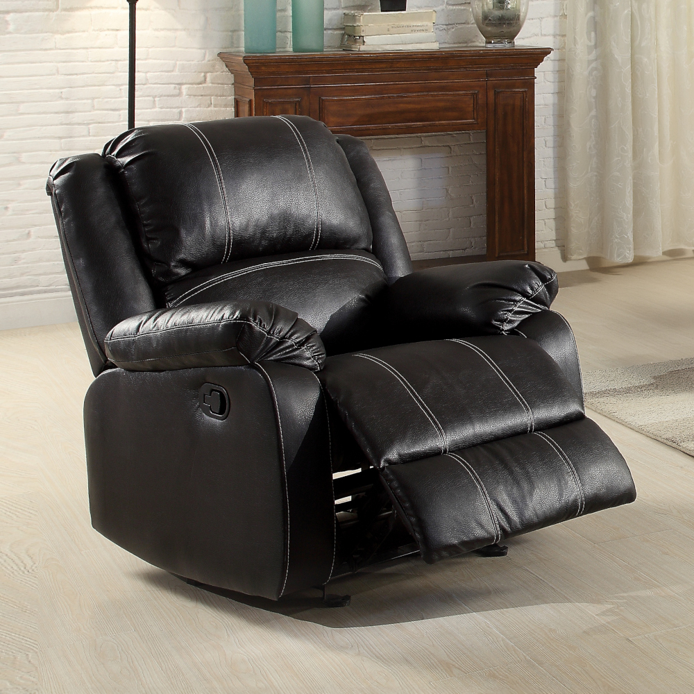 ACME™ Zuriel Motion Rocker Recliner - Black