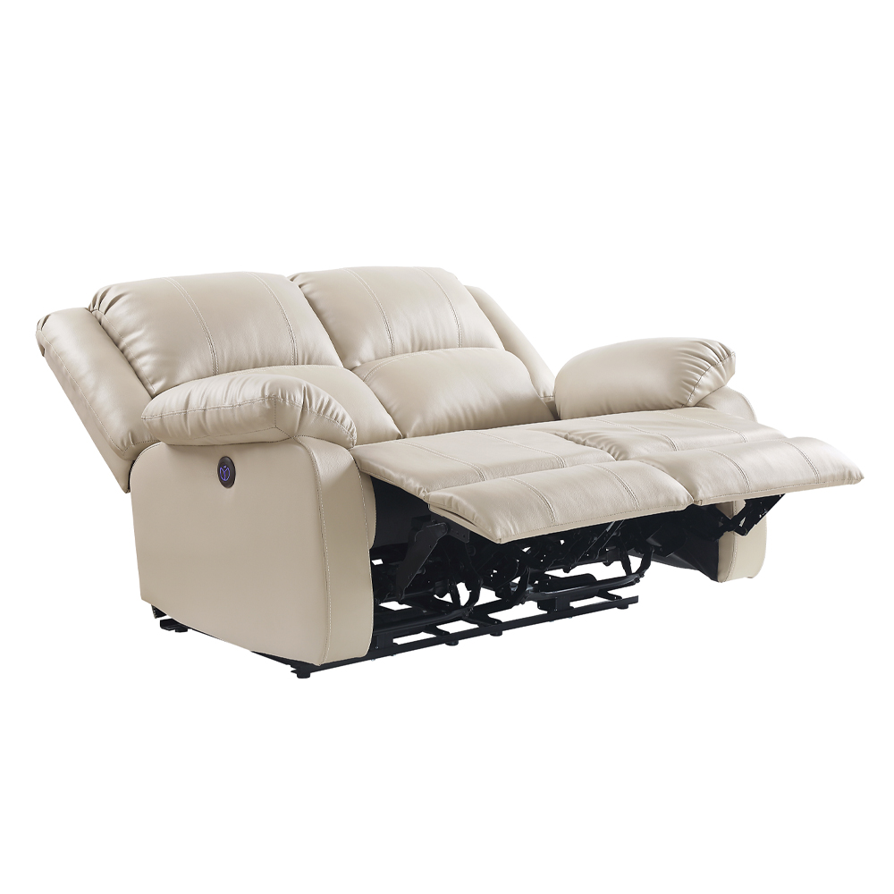 ACME - Zuriel Power Motion Loveseat with Usb in Beige