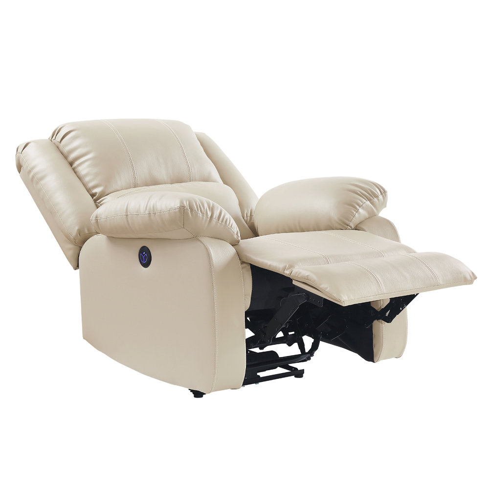 ACME™ Zuriel Power Motion Recliner with Usb - Beige