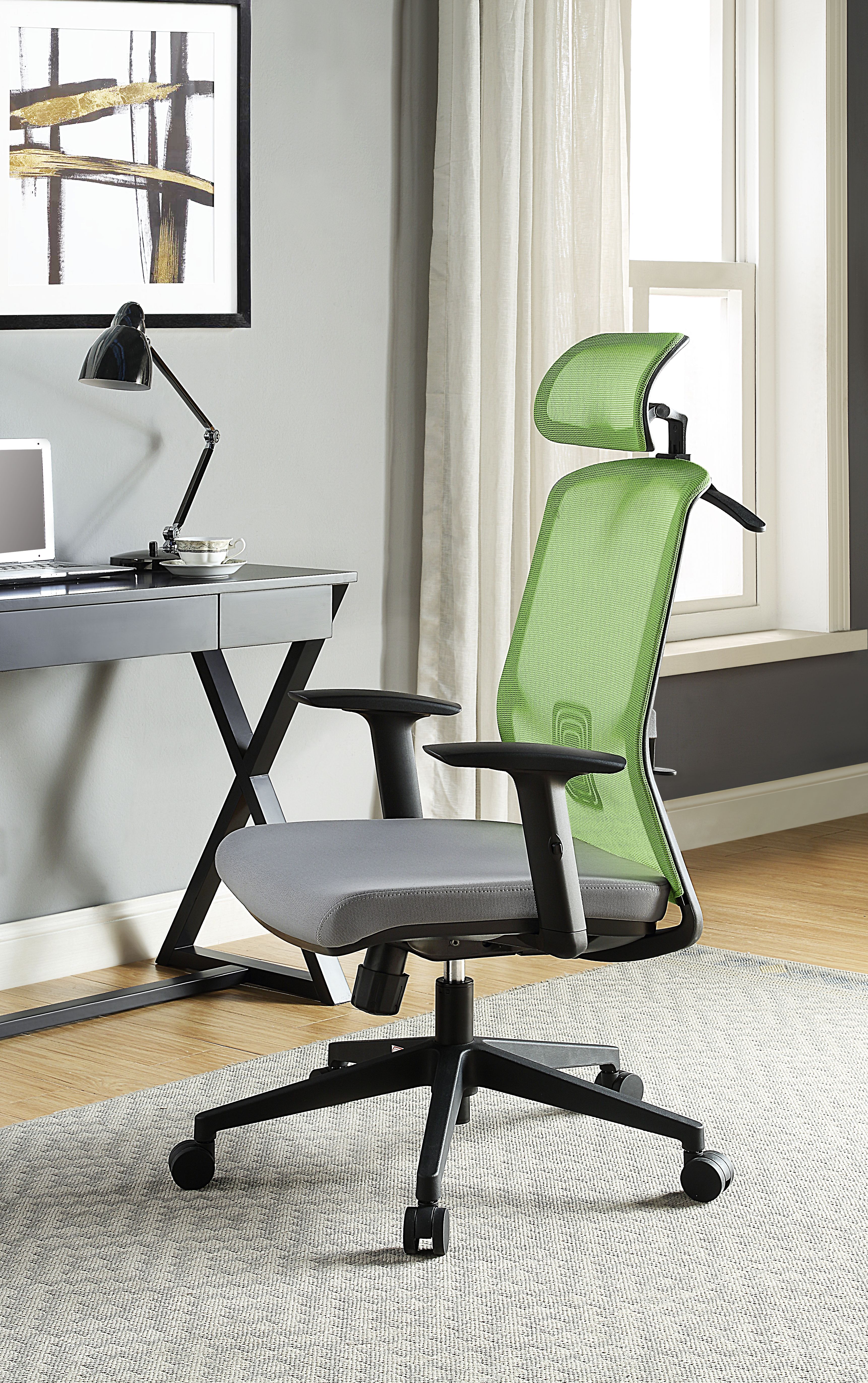 ACME Umika Office Chair - Green/Gray