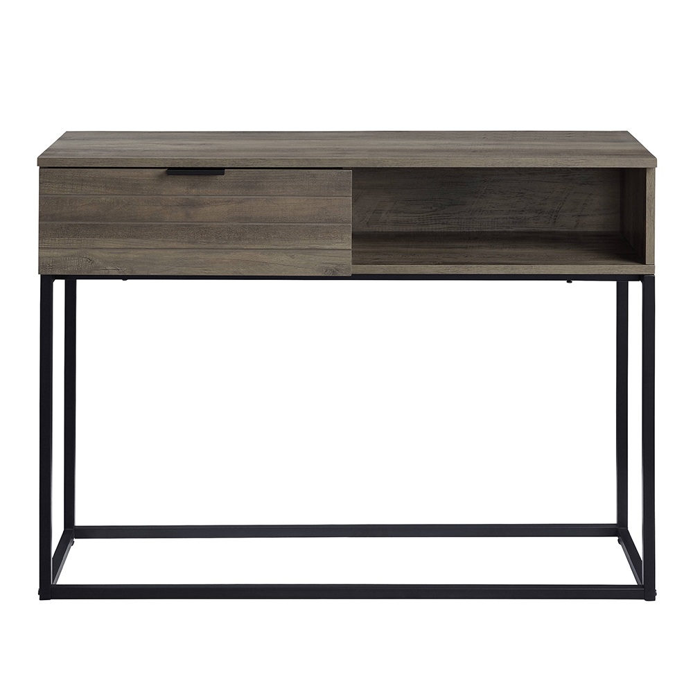 ACME - Galeno Writing Desk in Rustic Oak/Black