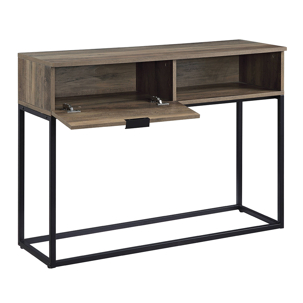 ACME - Galeno Writing Desk in Rustic Oak/Black