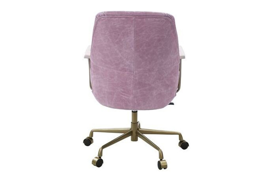 ACME Hamilton Leather Executive Office Chair - Pink