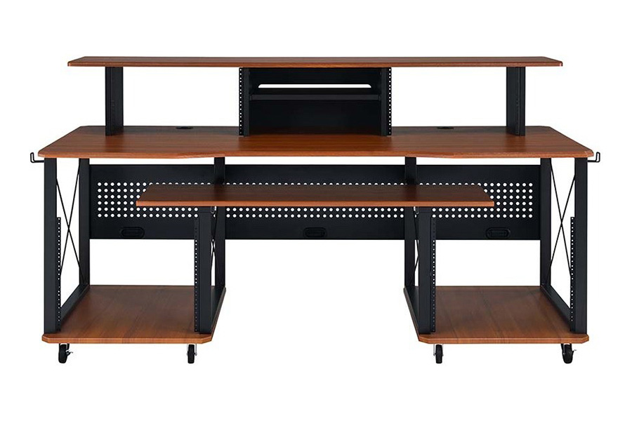 ACME Megara Music Desk - Cherry and Black Finish