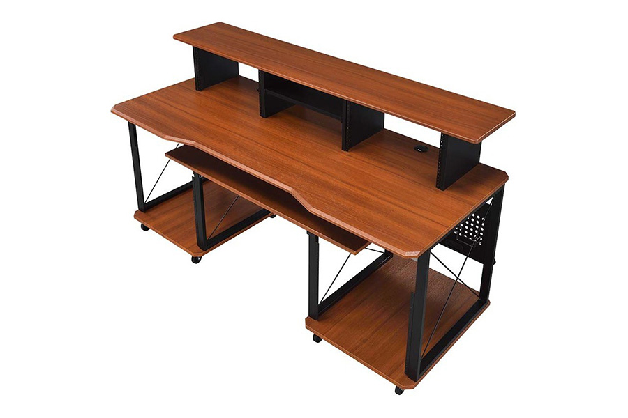 ACME Megara Music Desk - Cherry and Black Finish