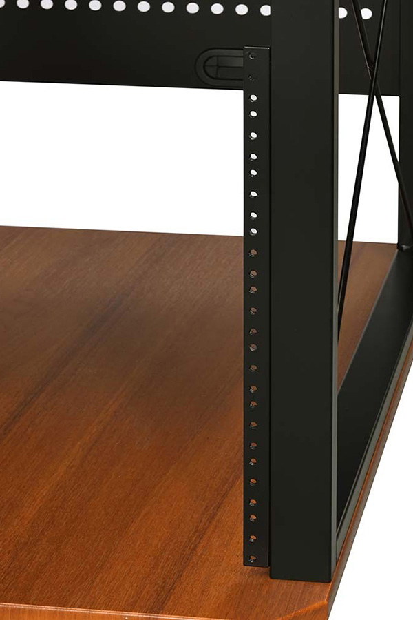 ACME Megara Music Desk - Cherry and Black Finish