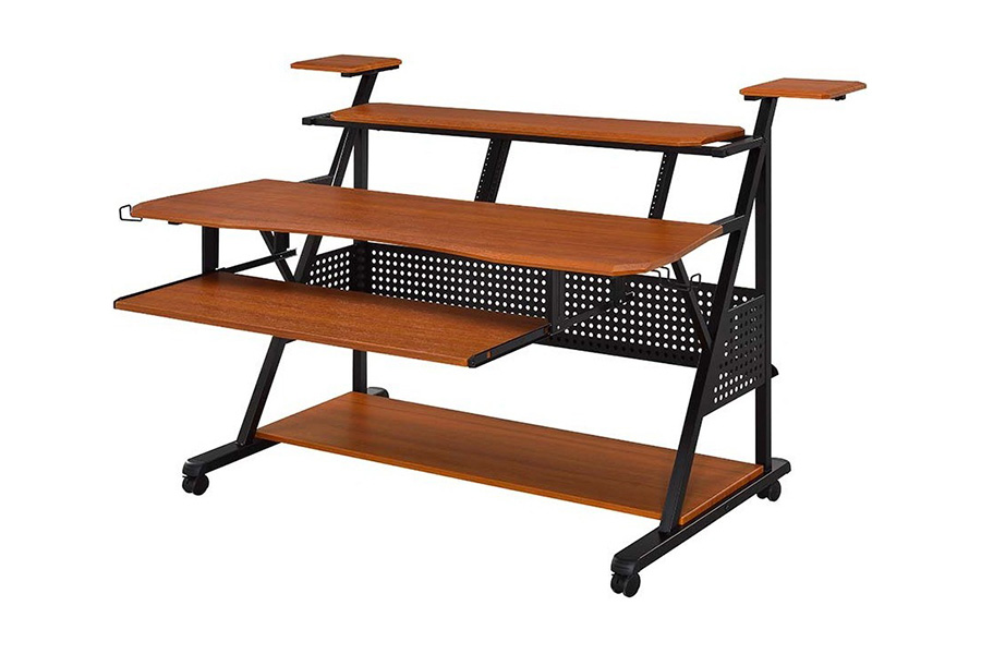 ACME Willow Music Desk - Cherry and Black Finish