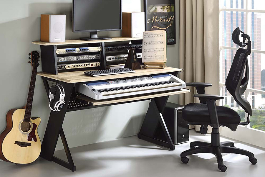 ACME Annette Humanity Music Desk - Natural and Black Finish