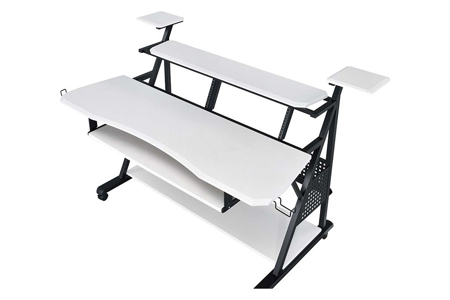 ACME Willow Music Desk - White and Black Finish