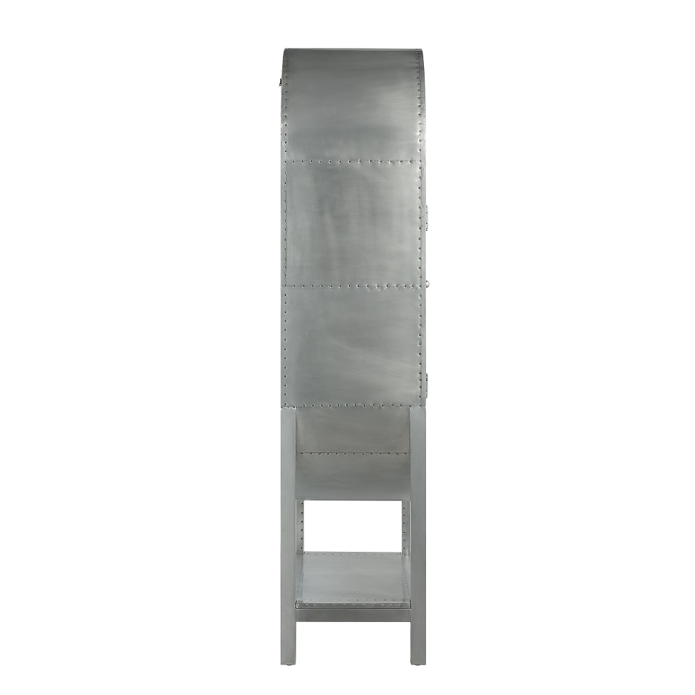 ACME - Ogden Bookcase in Aluminum