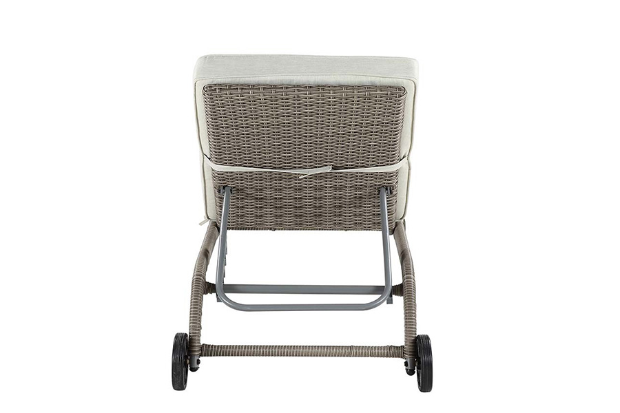 ACME - Salena Patio Sun Lounge in Beige/Gray (OT01094)