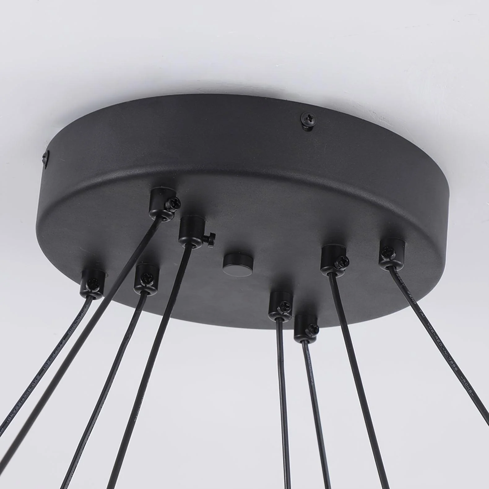 Modern Atmospheric Round LED Chandelier - 80cm