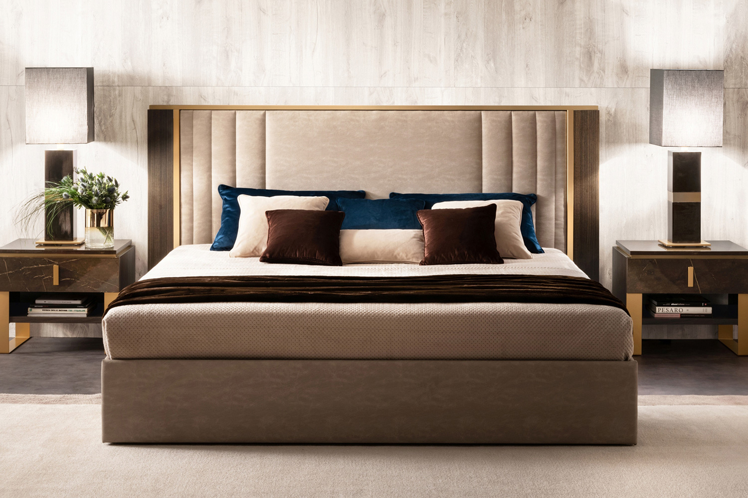 Arredoclassic - Essenza Bed Fully Upholstered