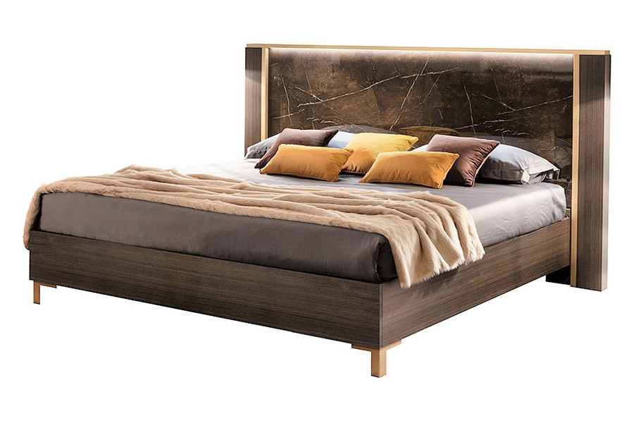 Arredoclassic - Essenza Bed With Wooden HB