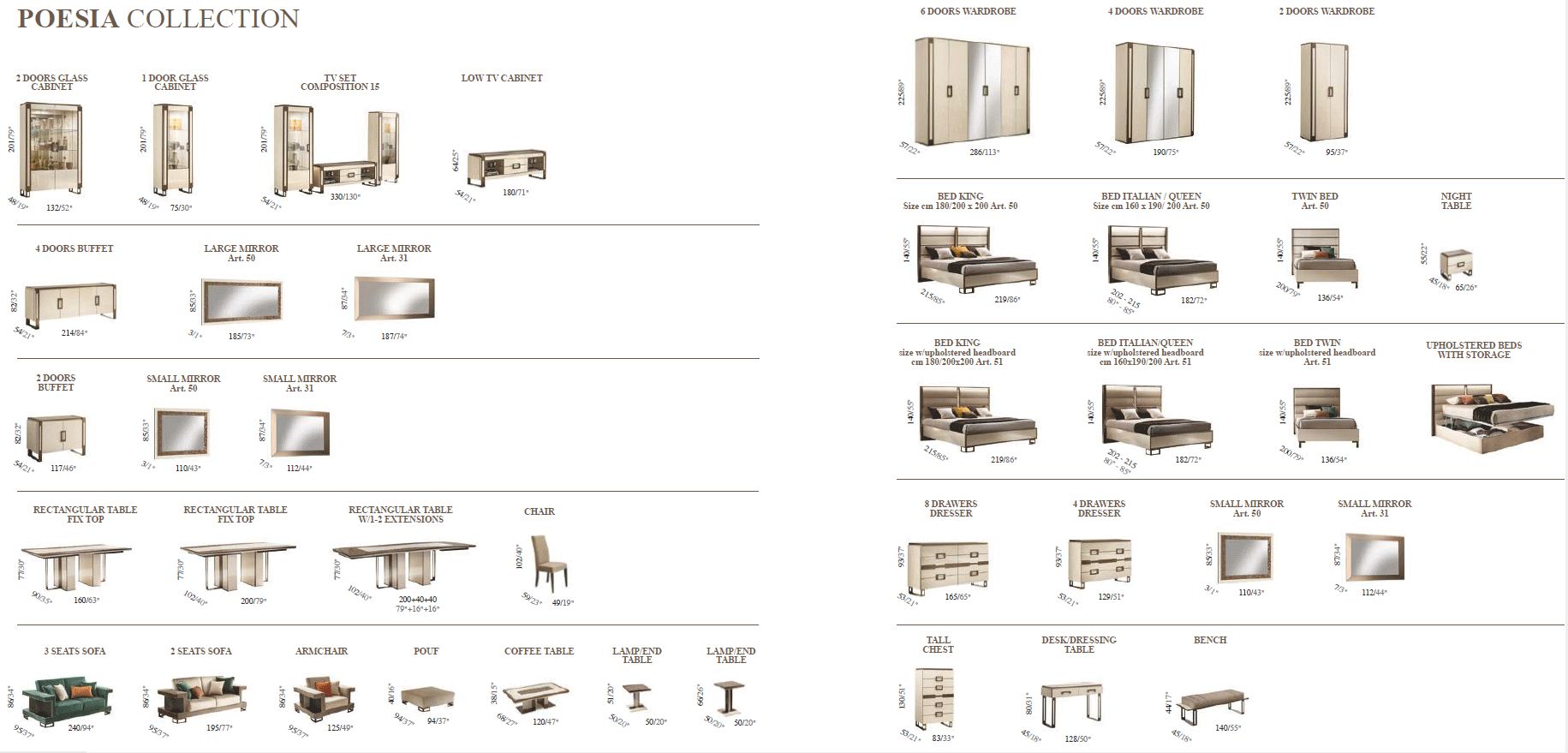 Arredoclassic - Poesia Double Dresser