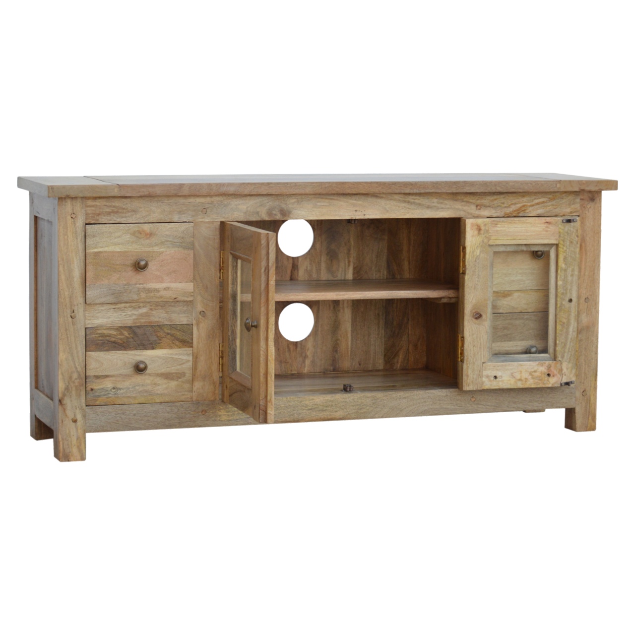 Artisan - Granary Glazed TV Unit with 4 Drawer