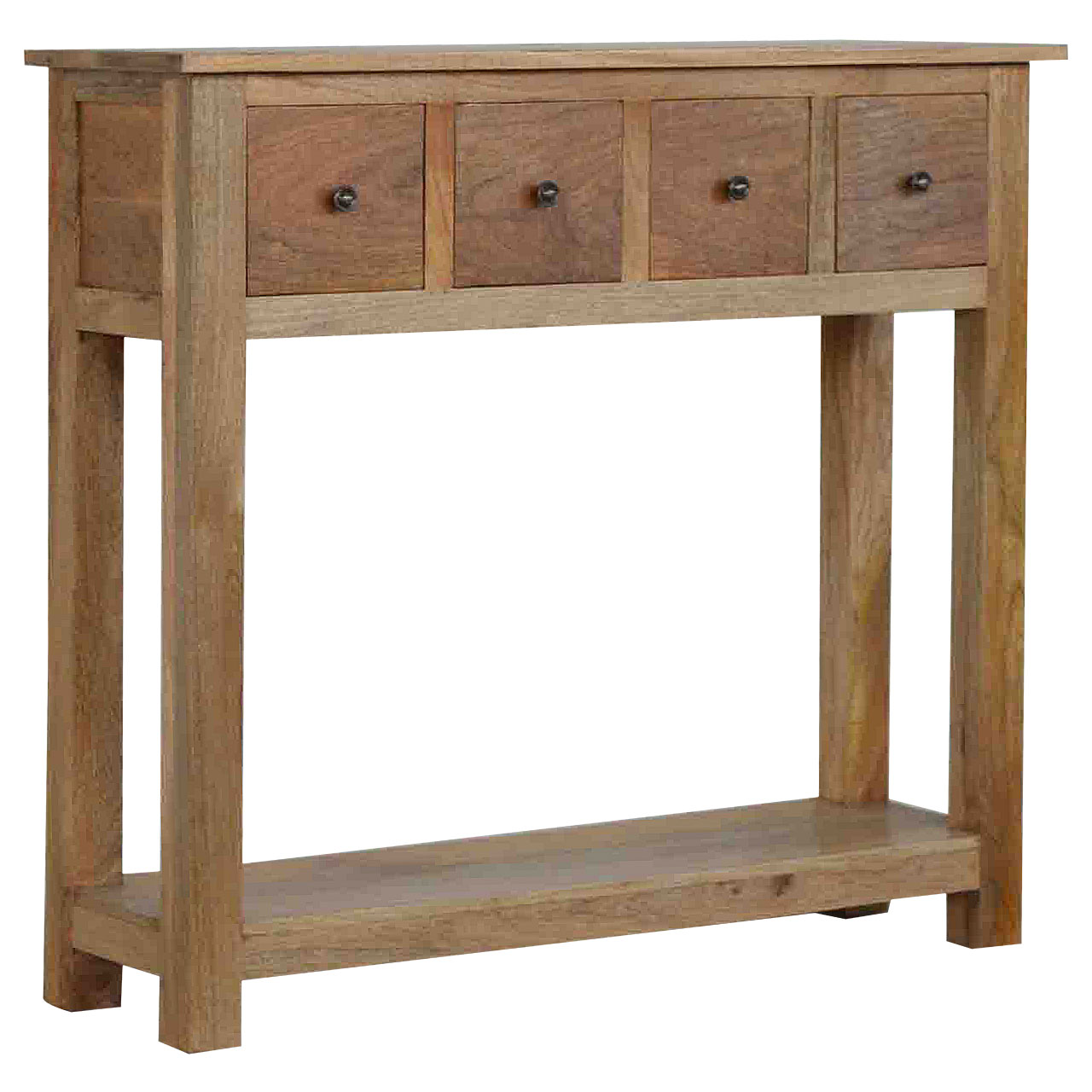 Artisan - Country Console with 4 Drawer in Oak-Ish