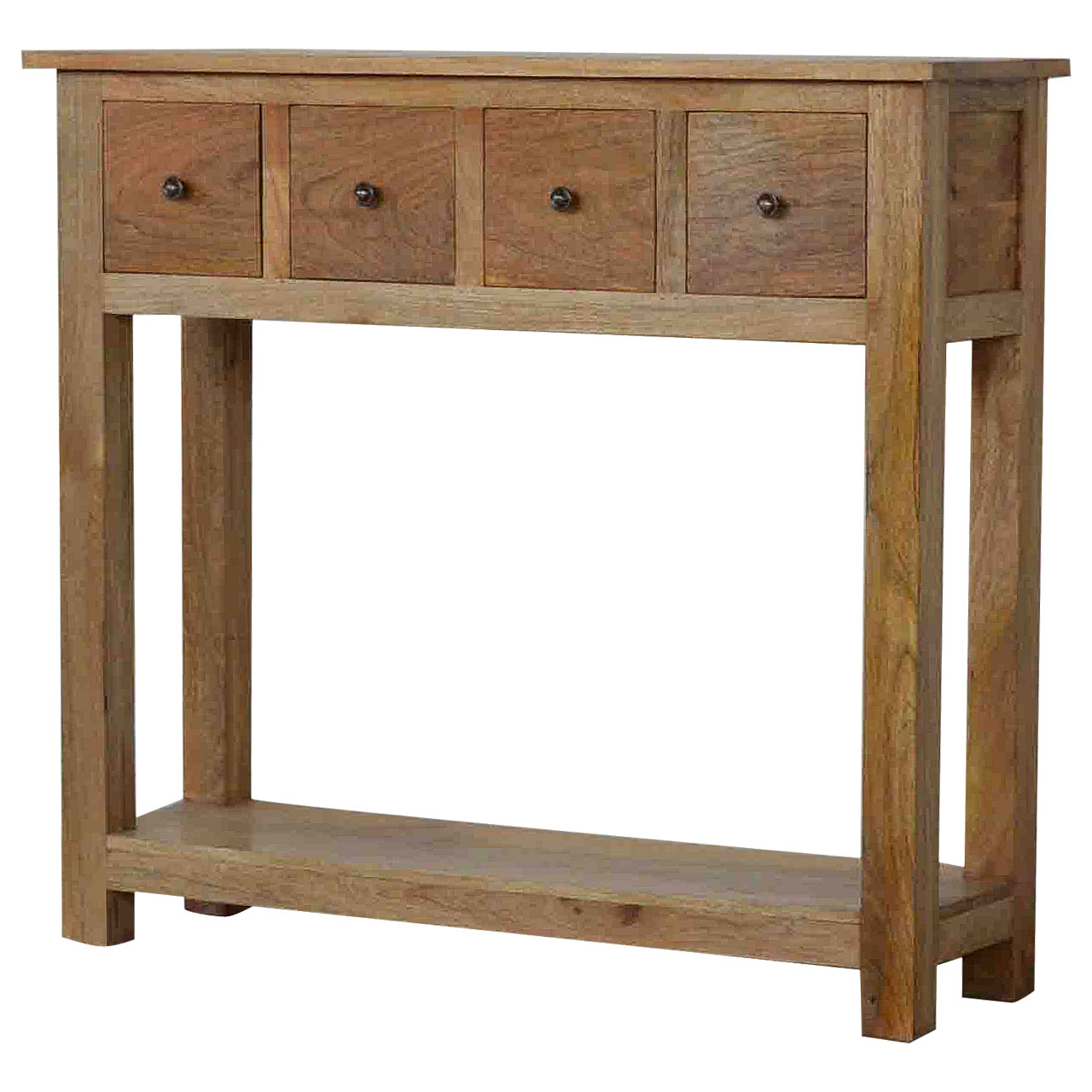 Artisan - Country Console with 4 Drawer in Oak-Ish