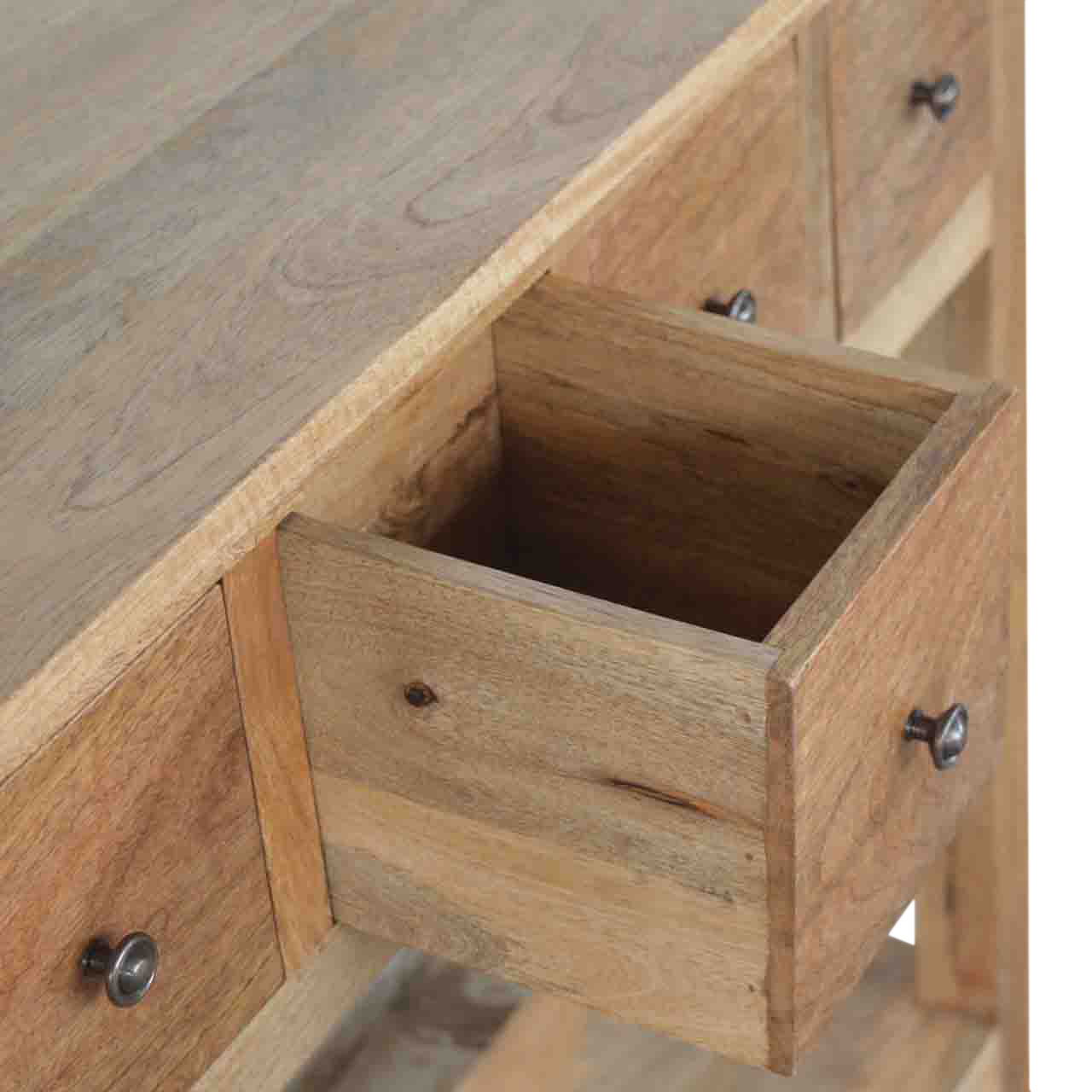 Artisan - Country Console with 4 Drawer in Oak-Ish